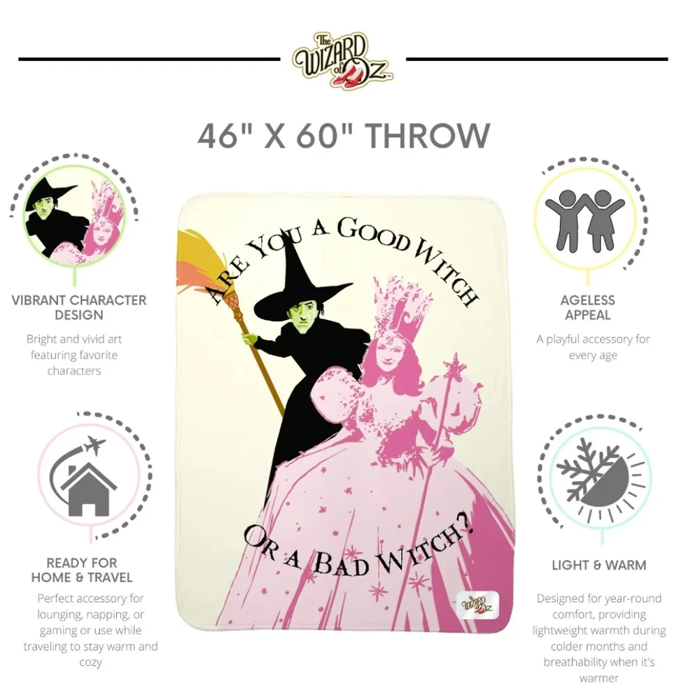The Wizard of Oz  Coral Fleece Throw Blanket